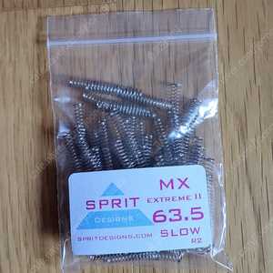 (미사용) 기계식키보드 스프릿 슬로우 익스트림2(슬커2) 63.5g 100pcs