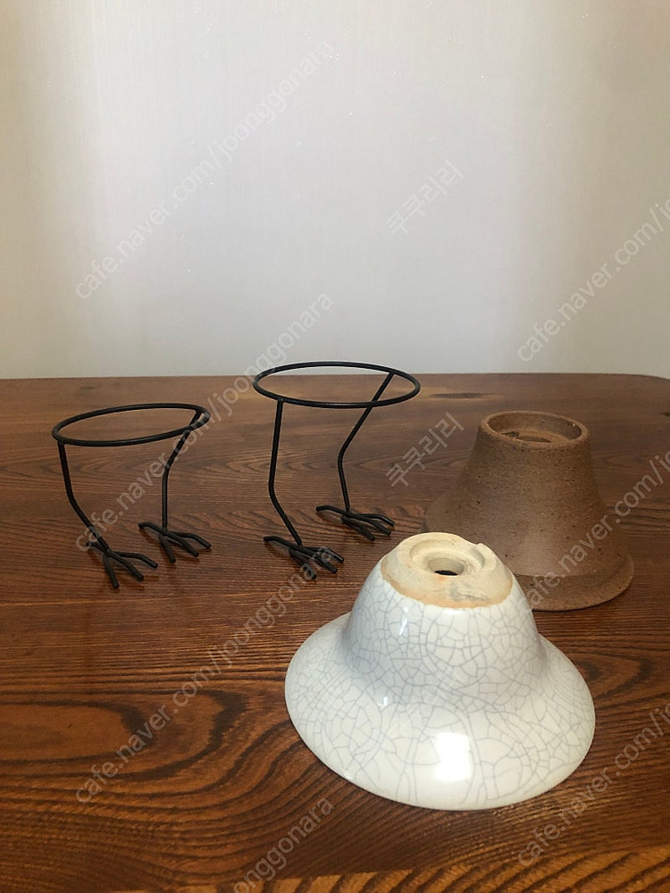 화분받침) 새다리 화분받침(작가 화분 포함)--1