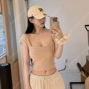 카인다미 스퀘어 니트 연베이지•아이