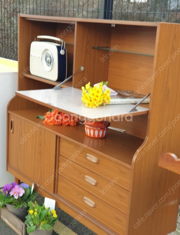 미드센츄리 사이드보드 거실장 장식장 수납장 빈티지가구 서랍장--0