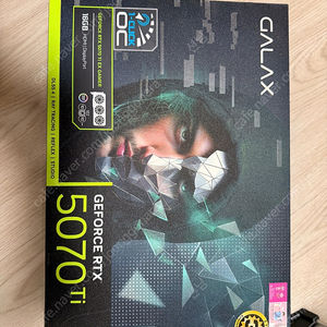 GALAX RTX 5070Ti EX Gamer 블랙 팝니다