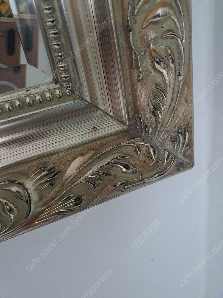 앤틱 은장 미러--2