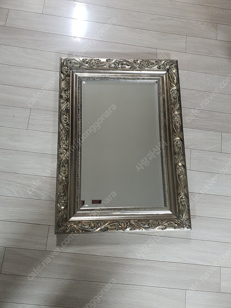 앤틱 은장 미러--5
