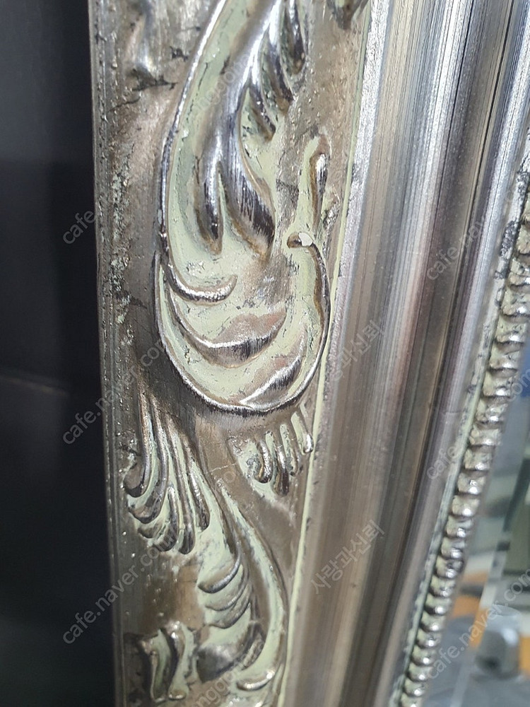 앤틱 은장 미러--6