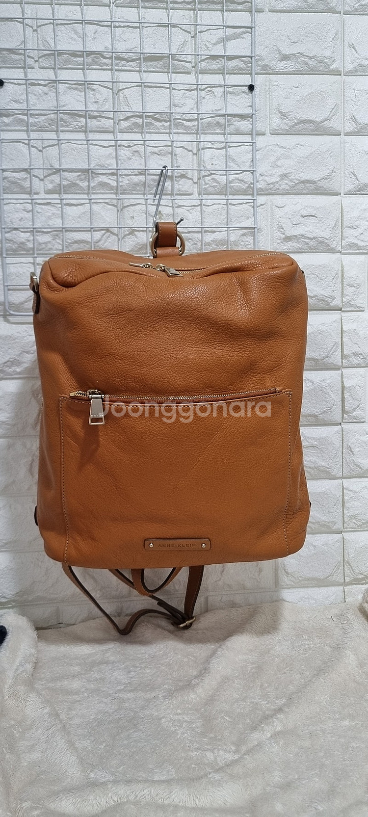 앤클라인 소가죽 여성백팩--0