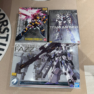 반다이 MG 유니콘2호기 밴시 티타늄 / 유니콘건담 버카 티타늄피니쉬 / 1/100 프라모델 새상품 2개 일괄 판매합니다. 반다이 코리아 정품