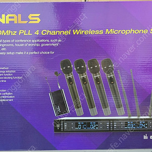 카날스 MW-4000. 4ch 무선마이크 입니다.