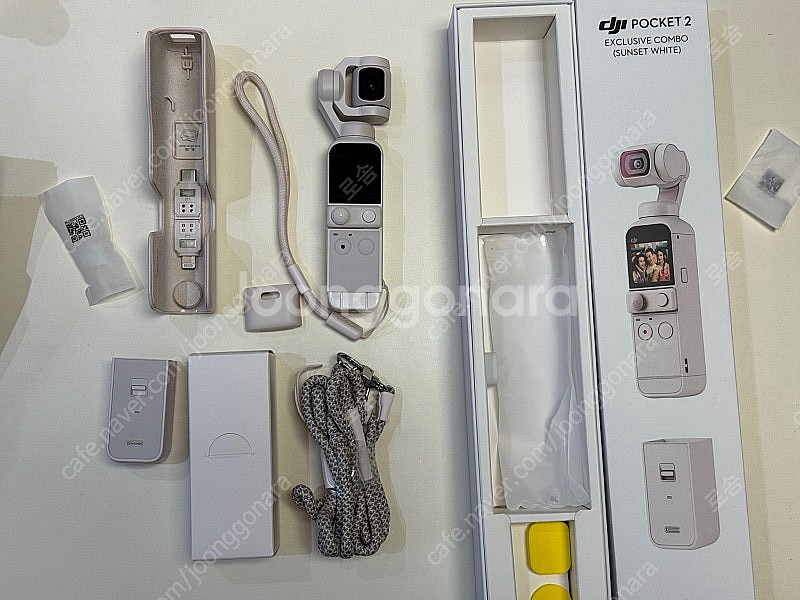 DJI 오즈모 포켓2 선셋 화이트 (한정판) 박스--0