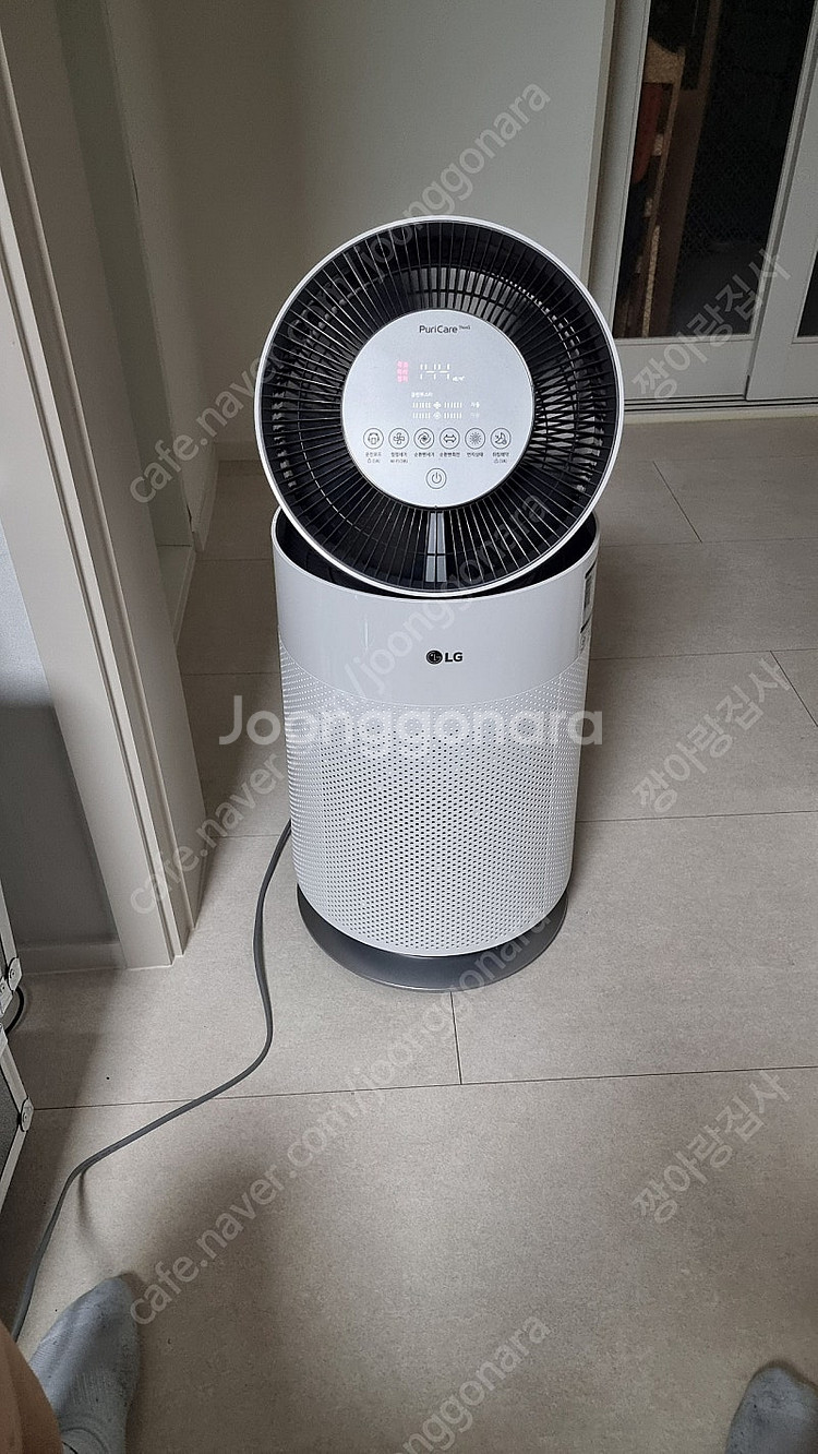 LG퓨리케어 360 1단 공기청정기 22년생산 특A급--0