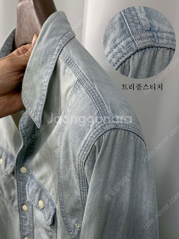 폴로 랄프로렌 Naval 미해군 샴브레이 워크셔츠--5