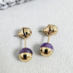 토리버치 Toryburch 보라색 귀걸이