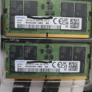 삼성 DDR5 64GB(32 X 2) 5600MHz RAM 노트북용