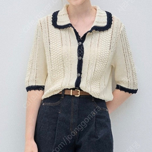 마인 글리터 니트가디건