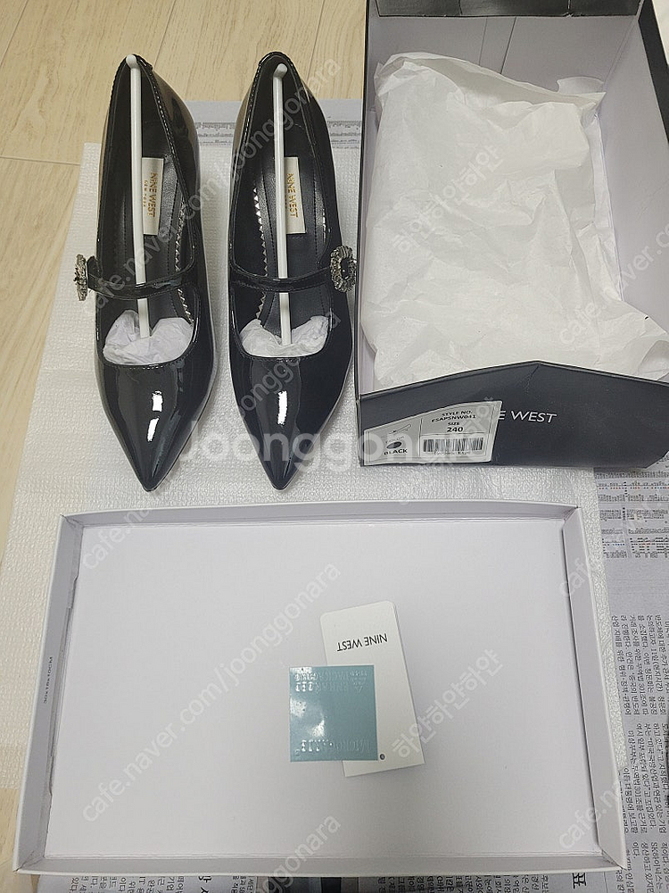 나인웨스트 메리제인 6cm힐 240mm--1