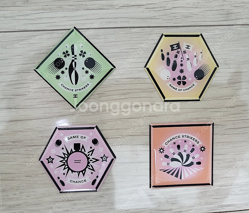 정품) 새상품 샤넬 스티커 도어카드 책갈피 북클립 (코스메틱)--4