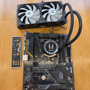 인텔 i9 10900k cpu / asus z490 plus 메인보드 팝니다