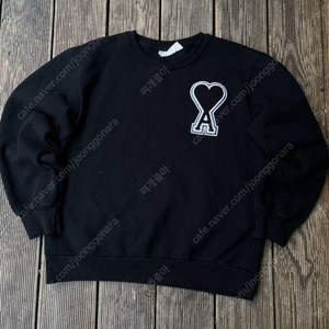 아미 블랙 빅로고 맨투맨 95 / M