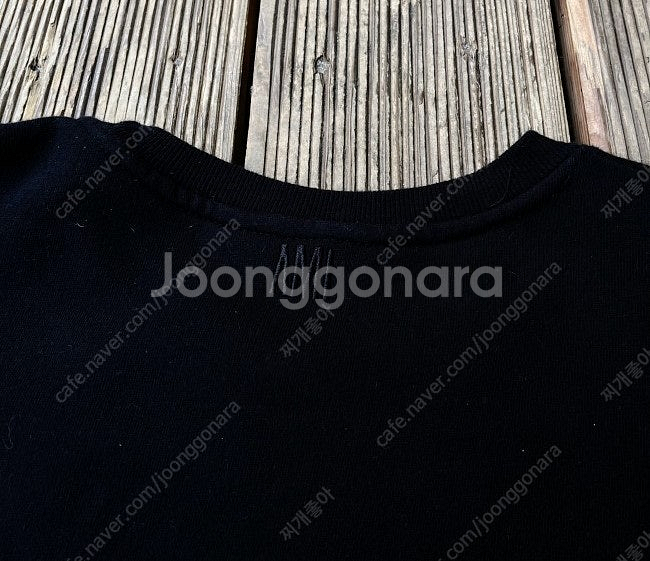 아미 블랙 빅로고 맨투맨 95 / M--4