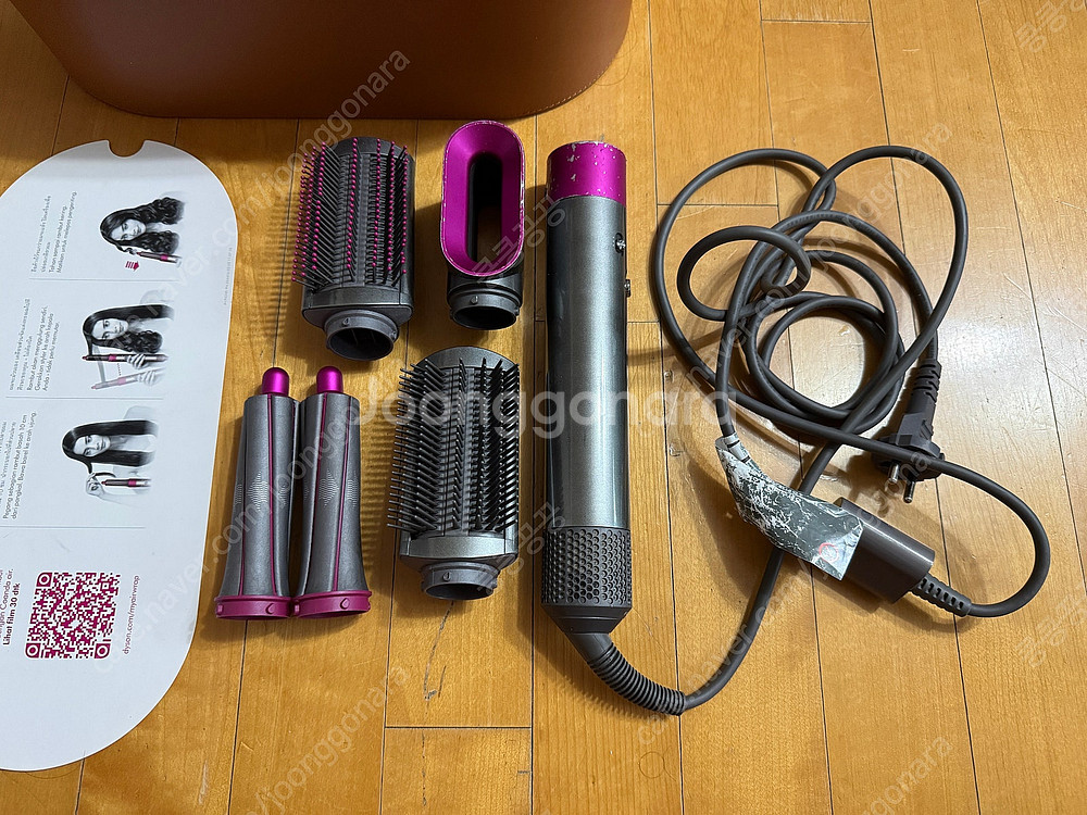 다이슨 드라이기 에어랩 스타일러 니켈/푸시아 set +...--2