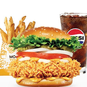 오늘 25.08.30까지 사용 가능한 맘스터치 와우스모크디럭스버거세트 한개