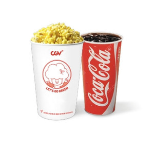 (내일까지) CGV 팝콘m(맛변경추가금X)+탄산m 일괄판매