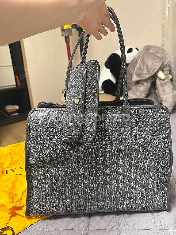 고야드 정품 하디 pm 스페셜컬러 그레이--0