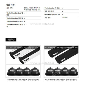 툴레 모션 XT 알파인 루프박스 판매합니다