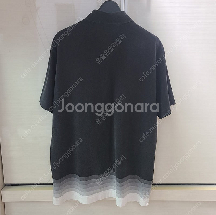 스톤아일랜드 반팔 카라티 95~100자켓셔츠블루종반팔바...--3