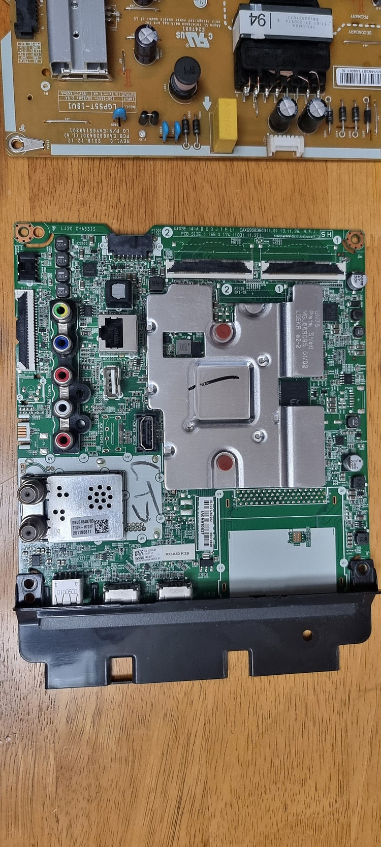 LGTV 55UN781CONA 부품용 이미지