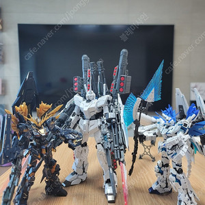 MG 유니콘 풀아머, RG 유니콘 퍼팩트빌리티, RG 밴시 암드암머 조립