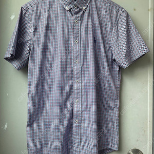 헤지스 반팔 남방 셔츠 (체크)