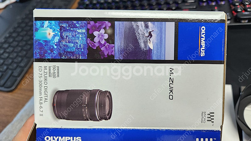 올림푸스 75-300mm거의 새거 팝니다(M.ZUIKO...--2
