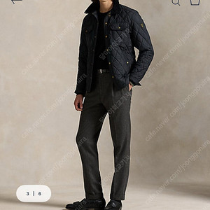 폴로랄프로렌 남성 비튼 코튜로이 퀼팅 자켓 사이즈