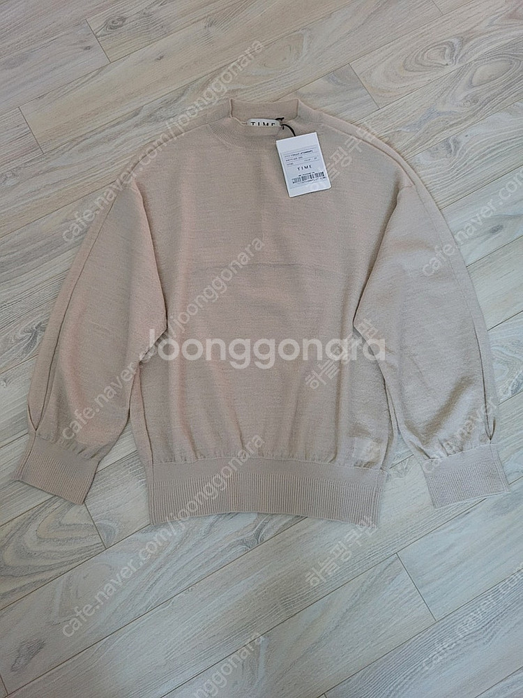 [새상품] 한섬 타임 실크 블렌드 니트 탑--0