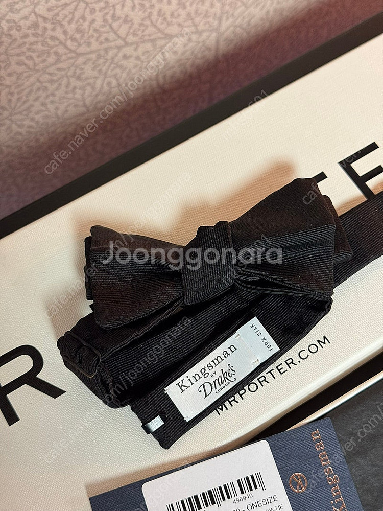 킹스맨 x 드레익스 / 블랙 실크 보타이 / FREE​--1