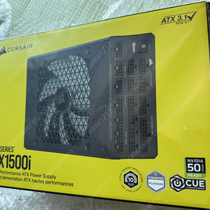 커세어 HX1500i 80PLUS PLATINUM 풀모듈러 ATX 3.1 파워 미개봉 판매