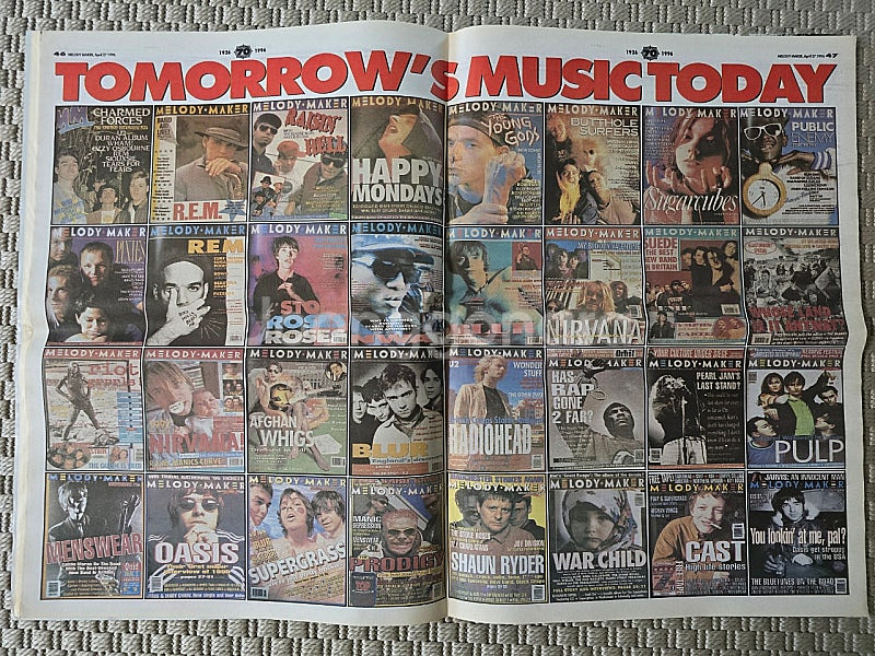매거진 oasis 오아시스 Melody Maker 라지--9