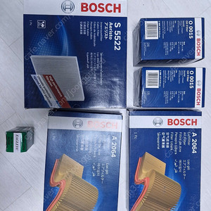 보쉬 에어필터 에어컨필터 오일필터 이미지