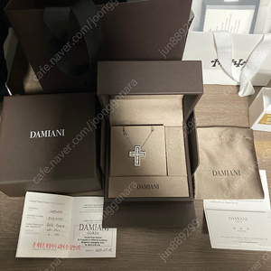 다미아니 벨에포크 화이트골드 라지 목걸이