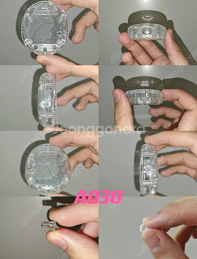 다마고치 유니 커스텀 쉘(클리어 글리터)--2