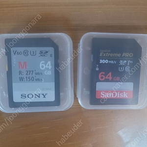 샌디스크 익스트림 프로 SD카드 64GB 외1개