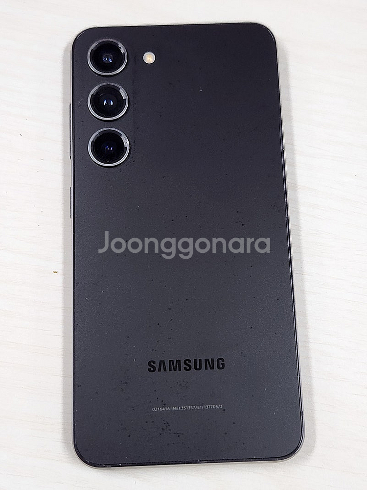 갤럭시S23 오닉스블랙 256용량 미파손 가성비 꿀매물 서브용 외관 깨끗한 36만 판매해요--2