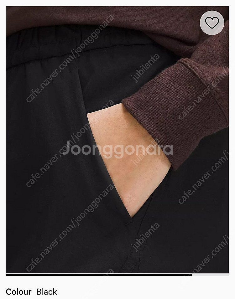 룰루레몬 신처블 우븐 하이라이즈 반바지--3