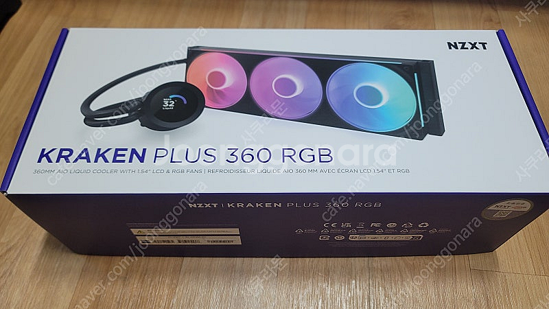 NZXT Kraken Plus 360 RGB (블랙)팝...--0