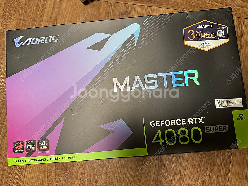 기가바이트 AORUS RTX 4080 SUPER팝니다--0
