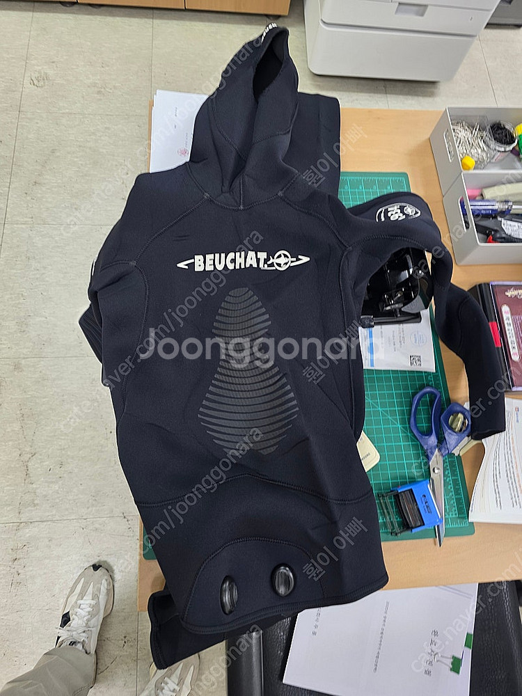 부샤 에스파동 s 사이즈 3mm 웻슈트 다이빙슈트 해루...--1