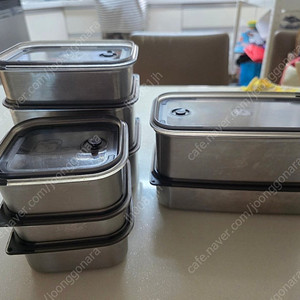 삼성 냉장고 기본 스텐 반찬통 보관용기
