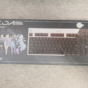 로지텍 G PRO KDA 키보드 + 키캡 2세트