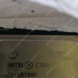 인텔 코어 i7-10700F CPU 판매합니다
