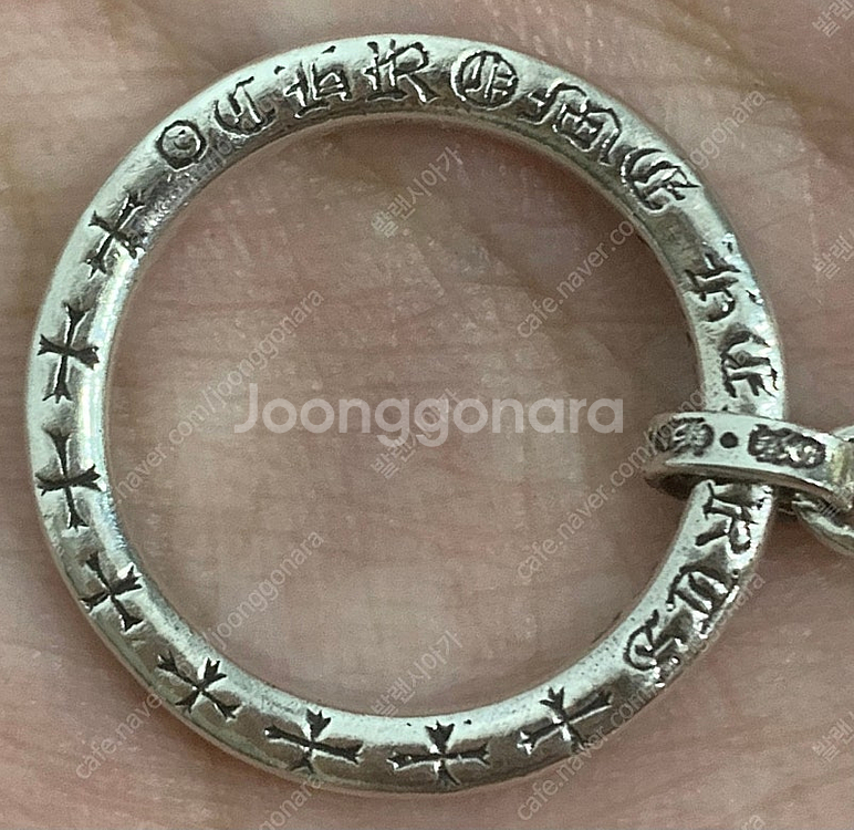 [US 7.5] 크롬하츠 대거 스택 링 반지--2